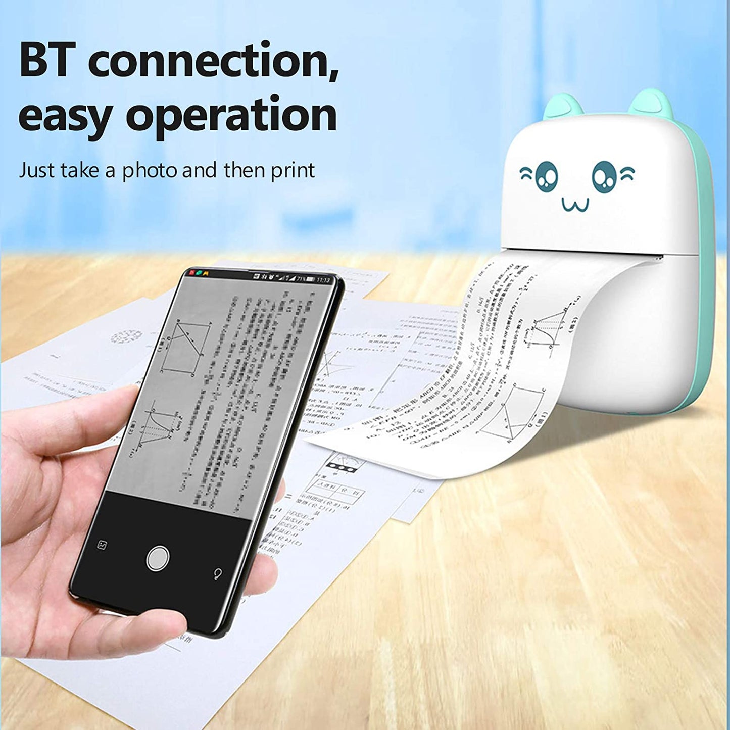 Portable Mini Pocket Printer BT